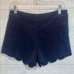 Annabella Women's Navy High Waist Dress‎ Shorts Small